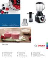 Bosch Blender MMB66G7M User manual
