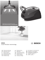 Bosch BSG62185/04 User manual