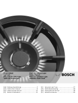 Bosch Gas hob with integrated controls User manual