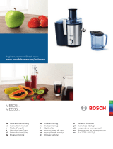 Bosch MES3500/03 User guide