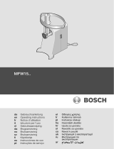 Bosch MFW1550ME/04 User manual