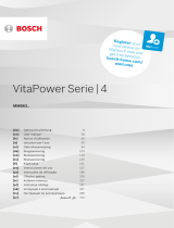 Bosch VitaPower MMB63 Serie Operating instructions