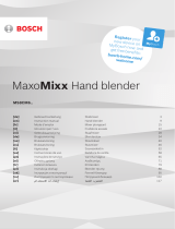 Bosch MAXOMIXX MS8CM61V5 Owner's manual