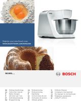 Bosch MUM58257 Owner's manual