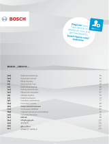 Bosch Serie|6 BGS412000 User manual