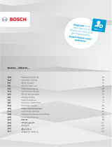 Bosch Serie|6 ProAnimal BGS41ZOORU User manual