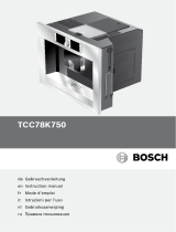 Bosch TCC78K750/03 User manual