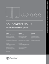 Boston Acoustics SoundWare XS 5.1 User manual