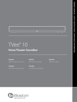 Boston Acoustics TVee 10 User manual