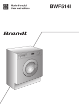 Groupe Brandt BWF514I User manual