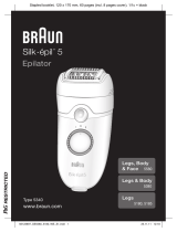 Braun 5580,  5380,  5180,  5185,  Silk-épil 5 User manual