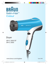 Braun Dryer SPI-C 2000 DF,  SPI-C 2000,  Satin Hair Colour User manual