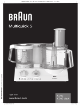 Braun K 700 black User manual
