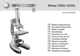 Bresser Junior Biotar 300x-1200x Set Microscope (without case) Owner's manual