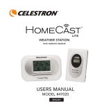 Celestron HomeCast Lite Weather Station User manual