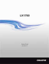 Christie LX1750 User manual