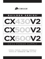 Corsair CX600M 80PLUS BRONZE Owner's manual