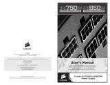 Corsair HX750W User manual