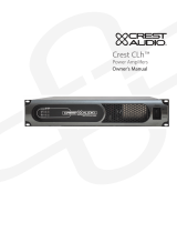 Crest Audio CLh 6000C User manual