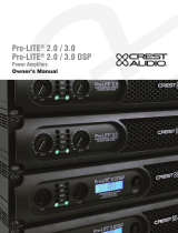 Crest Audio Pro-LITE 3.0 User manual