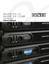 Crest Audio Pro-LITE 7.5 User manual