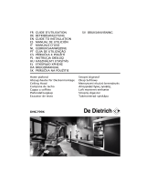 De Dietrich DHG799X Owner's manual