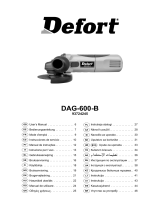 Defort DAG-600-B User manual