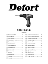 Defort DCD-10.8N-LI Owner's manual