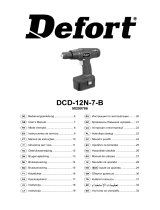 Defort DCD-12N-7-B Owner's manual