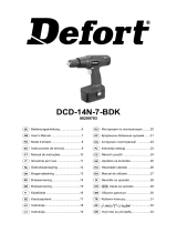 Defort DCD-14N-7-BDK User manual