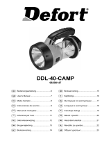 Defort DDL-40-CAMP Owner's manual