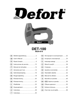 Defort DET-100 Owner's manual