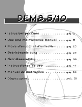 DeLonghi DEM8.5 Owner's manual