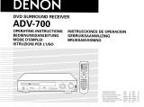 Denon ADV-700 Owner's manual