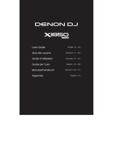 Denon DJ X1850 Prime Professional 4-Channel DJ Club Mixer User manual