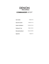 Denon Pro­fes­sional Commander Sport User manual