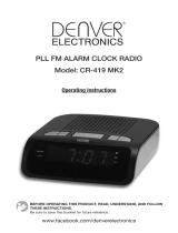 Denver Electronics CR-419MK2 User manual