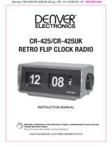 Denver CR-425UK User manual