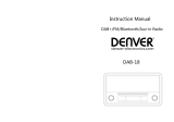 DENVER® DAB-18 User manual