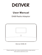 Denver DAB-20 User manual