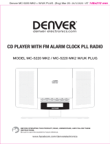 Denver MC-5220BLACKMK2 User manual