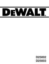 DeWalt D25002K User manual