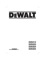 DeWalt D25223 User manual