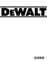 DeWalt D25830 User manual