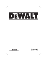 DeWalt D28700 Owner's manual