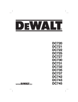 DeWalt DC725K T 10 Owner's manual