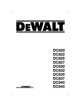 DeWalt DC840 Datasheet