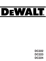 DeWalt DC224 User manual