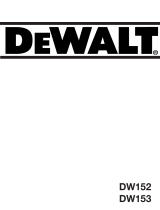 DeWalt DW152 Owner's manual