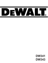 DeWalt DW341M User manual